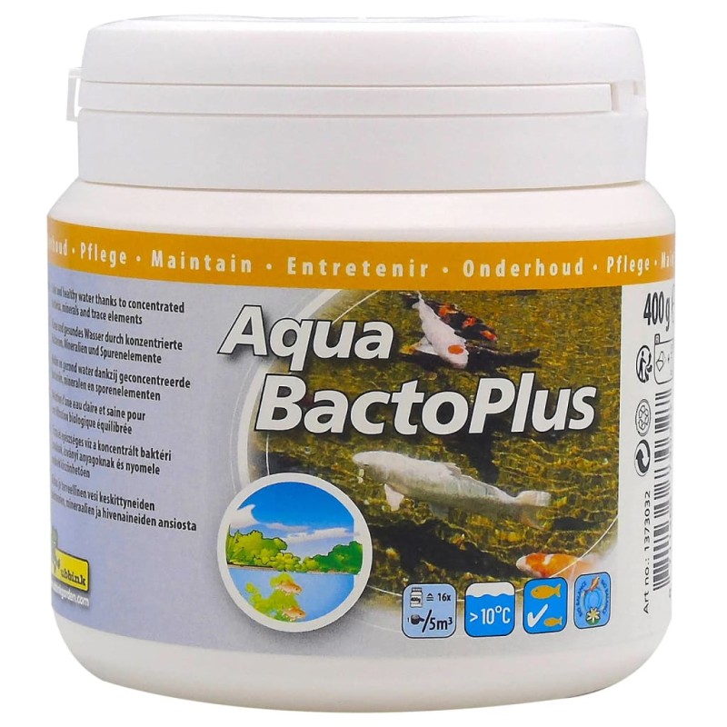 Ubbink Tratamiento de agua de estanques Aqua Bacto Plus 400g 80000l Ubbink Tratamiento de agua de estanques Aqua Bacto Plus 400g 80000l