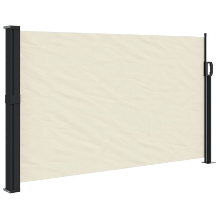 vidaXL Toldo lateral retráctil crema 120x300 cm