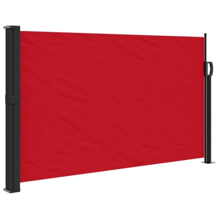 vidaXL Toldo lateral retráctil rojo 120x300 cm