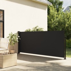 vidaXL Toldo lateral retráctil negro 140x300 cm
