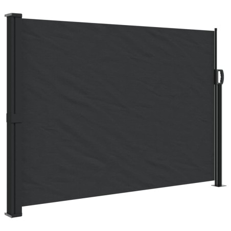vidaXL Toldo lateral retráctil negro 140x300 cm