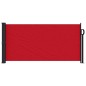 vidaXL Toldo lateral retráctil rojo 100x500 cm vidaXL Toldo lateral retráctil rojo 100x500 cm
