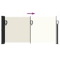 vidaXL Toldo lateral retráctil crema 100x500 cm vidaXL Toldo lateral retráctil crema 100x500 cm
