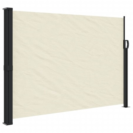 vidaXL Toldo lateral retráctil crema 140x500 cm