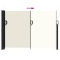 vidaXL Toldo lateral retráctil crema 140x500 cm vidaXL Toldo lateral retráctil crema 140x500 cm