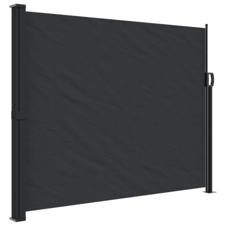 vidaXL Toldo lateral retráctil negro 160x500 cm