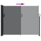 vidaXL Toldo lateral retráctil negro 160x500 cm vidaXL Toldo lateral retráctil negro 160x500 cm
