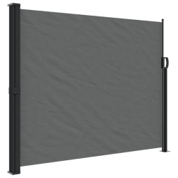 vidaXL Toldo lateral retráctil gris antracita 160x500 cm