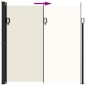 vidaXL Toldo lateral retráctil crema 200x500 cm vidaXL Toldo lateral retráctil crema 200x500 cm
