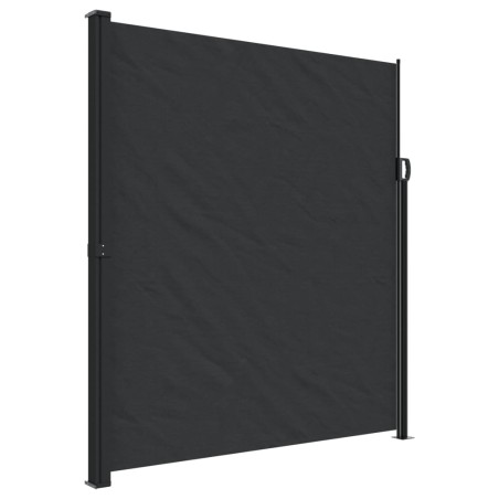 vidaXL Toldo lateral retráctil negro 220x500 cm