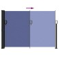 vidaXL Toldo lateral retráctil azul 140x600 cm