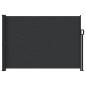 vidaXL Toldo lateral retráctil negro 140x600 cm vidaXL Toldo lateral retráctil negro 140x600 cm