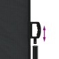 vidaXL Toldo lateral retráctil negro 140x600 cm vidaXL Toldo lateral retráctil negro 140x600 cm