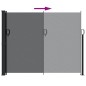 vidaXL Toldo lateral retráctil negro 160x600 cm vidaXL Toldo lateral retráctil negro 160x600 cm