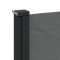 vidaXL Toldo lateral retráctil gris antracita 160x600 cm vidaXL Toldo lateral retráctil gris antracita 160x600 cm