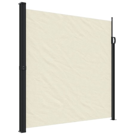 vidaXL Toldo lateral retráctil crema 200x600 cm