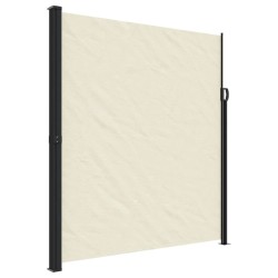 vidaXL Toldo lateral retráctil crema 220x600 cm