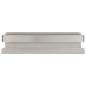 vidaXL Estante de ducha acero inoxidable cepillado 304 23x6,5x6 cm