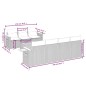 vidaXL Set de sofás de jardín 8 pzas y cojines ratán sintético gris vidaXL Set de sofás de jardín 8 pzas y cojines ratán sintético gris