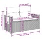 vidaXL Set de muebles de jardín 9 pzas y cojines ratán sintético gris vidaXL Set de muebles de jardín 9 pzas y cojines ratán sintético gris