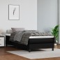 vidaXL Cama box spring con colchón cuero sintético negro 80x200 cm vidaXL Cama box spring con colchón cuero sintético negro 80x200 cm