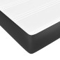 vidaXL Cama box spring con colchón cuero sintético negro 80x200 cm vidaXL Cama box spring con colchón cuero sintético negro 80x200 cm