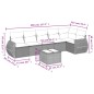 vidaXL Set de comedor de jardín 7 pzas y cojines ratán sintético negro vidaXL Set de comedor de jardín 7 pzas y cojines ratán sintético negro