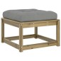 vidaXL Juego de muebles jardín 7 pzas y cojines madera pino impregnada vidaXL Juego de muebles jardín 7 pzas y cojines madera pino impregnada