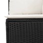 vidaXL Set de sofás de jardín 10 pzas cojines ratán sintético negro vidaXL Set de sofás de jardín 10 pzas cojines ratán sintético negro