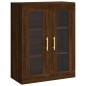 vidaXL Aparador alto madera contrachapada marrón roble 69,5x34x180 cm