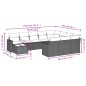 vidaXL Set de sofás de jardín 11 pzas y cojines ratán sintético gris vidaXL Set de sofás de jardín 11 pzas y cojines ratán sintético gris