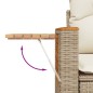 vidaXL Set de sofás de jardín 9 pzas con cojines ratán sintético beige vidaXL Set de sofás de jardín 9 pzas con cojines ratán sintético beige
