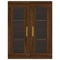 vidaXL Aparador alto madera contrachapada marrón roble 69,5x34x180 cm