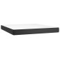 vidaXL Cama box spring con colchón cuero sintético negro 180x200 cm vidaXL Cama box spring con colchón cuero sintético negro 180x200 cm