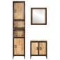 vidaXL Conjunto de muebles de baño 3 pzas madera maciza mango y hierro vidaXL Conjunto de muebles de baño 3 pzas madera maciza mango y hierro