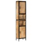 vidaXL Conjunto de muebles de baño 3 pzas madera maciza mango y hierro vidaXL Conjunto de muebles de baño 3 pzas madera maciza mango y hierro
