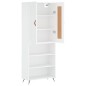 vidaXL Aparador alto madera contrachapada blanco 69,5x34x180 cm vidaXL Aparador alto madera contrachapada blanco 69,5x34x180 cm