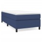 vidaXL Cama box spring con colchón tela azul 80x200 cm vidaXL Cama box spring con colchón tela azul 80x200 cm