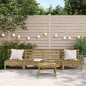 vidaXL Sofá de jardín sin reposabrazos 4 uds madera pino impregnada vidaXL Sofá de jardín sin reposabrazos 4 uds madera pino impregnada