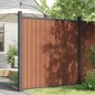 vidaXL Panel de valla WPC marrón 173x186 cm vidaXL Panel de valla WPC marrón 173x186 cm