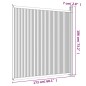vidaXL Panel de valla WPC marrón 173x186 cm vidaXL Panel de valla WPC marrón 173x186 cm