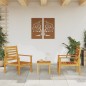 vidaXL Sillón de jardín 2 unidades madera maciza acacia 66,5x65x81 cm vidaXL Sillón de jardín 2 unidades madera maciza acacia 66,5x65x81 cm