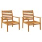 vidaXL Sillón de jardín 2 unidades madera maciza acacia 66,5x65x81 cm vidaXL Sillón de jardín 2 unidades madera maciza acacia 66,5x65x81 cm