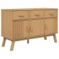 vidaXL Aparador OLDEN madera maciza de pino marrón 114x43x73,5 cm vidaXL Aparador OLDEN madera maciza de pino marrón 114x43x73,5 cm