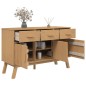 vidaXL Aparador OLDEN madera maciza de pino marrón 114x43x73,5 cm vidaXL Aparador OLDEN madera maciza de pino marrón 114x43x73,5 cm