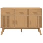 vidaXL Aparador OLDEN madera maciza de pino marrón 114x43x73,5 cm vidaXL Aparador OLDEN madera maciza de pino marrón 114x43x73,5 cm