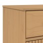 vidaXL Aparador OLDEN madera maciza de pino marrón 114x43x73,5 cm vidaXL Aparador OLDEN madera maciza de pino marrón 114x43x73,5 cm