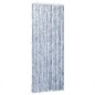 vidaXL Cortina antimoscas chenilla plateado 100x200 cm vidaXL Cortina antimoscas chenilla plateado 100x200 cm