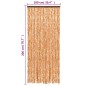 vidaXL Cortina antimoscas chenilla ocre y blanco 100x200 cm vidaXL Cortina antimoscas chenilla ocre y blanco 100x200 cm
