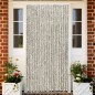 vidaXL Cortina antimoscas chenilla gris claro y gris oscuro 100x230 cm